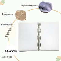 Offre Spéciale – Carnet de Bord/Journal Quotidien A4 à Couverture Rigide avec Spirale Wire-O et Coins Arrondis, Design Personnalisé pour Professionnels