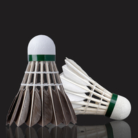 Volants de badminton en plumes d'oie de qualité supérieure, très demandés, pour entraînement et compétition en intérieur et extérieur, accessoires sportifs