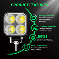 DXZ H-MINI-F-4 3 pouces 4 LED Phare de travail à faisceau spot 12-28V Blanc pour camion 4x4