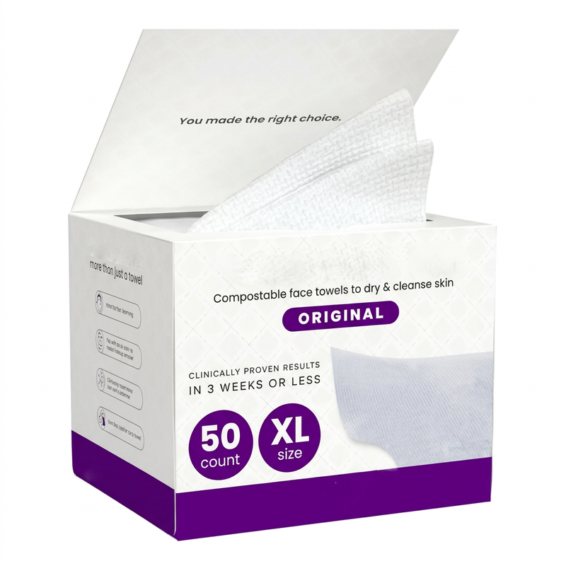Factory Disposable Cotton Viscose Face Towel