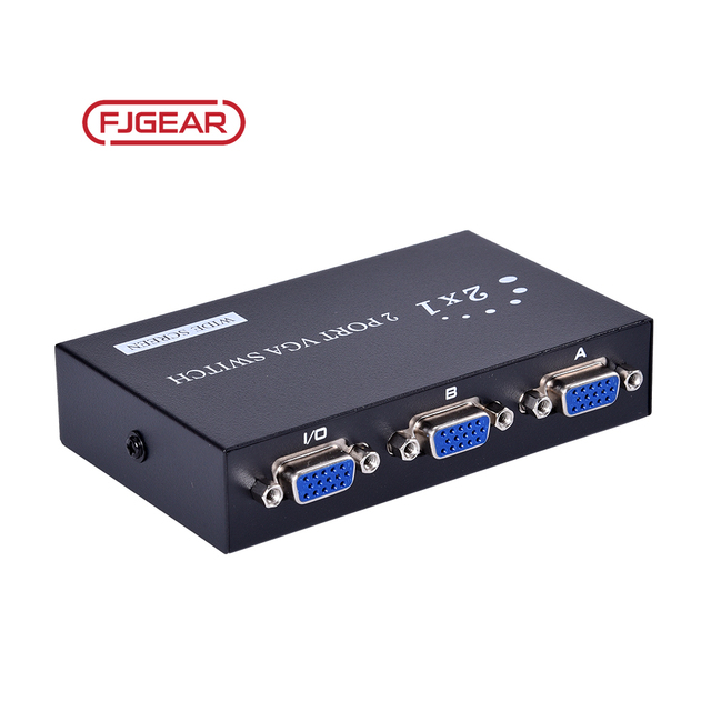 Fjgear Home Audio, Video & Accessories Chinese Manufacturer Competitive Price  2 Port Vga Switch  Other Home Audio