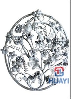 Placa de Pared de Hierro Forjado con Diseño Geométrico, Acabado Antioxidante, Resistente al Agua, Colores Personalizados, Diseño Ornamental Hecho a Mano