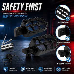 Repose-pieds avant pour moto tout-terrain Yamaha PW50 PW80 TW200 Honda CRF50 CRF70 - Product Image 2