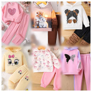 Factory Wholesale Kids <b>Hoodie</b> Clothes Sequins Decorations Cartoon Pattern Children <b>Hoodie</b> <b>Cute</b> Toddler Boys and Girls Sweatshirt - Product Image 2