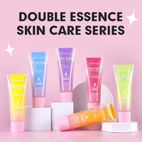 Double tube Acide kojique Glutathion Sérum corporel pour les taches foncées Améliore la peau Evennes Lotion corporelle éclaircissante en vrac