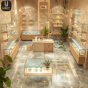 Guangzhou Shopfitting usine professionnel nouveau Style magasin de bijoux au détail marque décoration bijouterie vitrine de meubles - Product Image 4