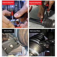 2 pinces de démontage de soufflets de cardan, outil de démontage automobile, outil de réparation automobile pour le retrait des pinces
