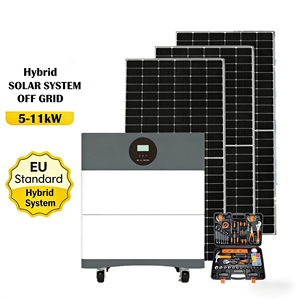 Système solaire domestique intégré de 10 kilowatts, système hybride empilable pour maison hors réseau - Product Image 2