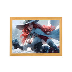 Caja de luz LED de madera <span class=keywords><strong>Hokage</strong></span> con estilo de pintura de simulación de sol, arte de pared de Anime para decoración del hogar en aniversario - Product Image 3