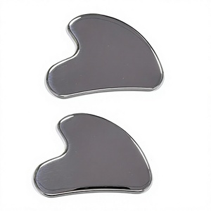 High Quality 304 Stainless Steel Facial Massage Gua Sha Stone Mirror <b>Polish</b> Finish for <b>Face</b> Care - Product Image 6