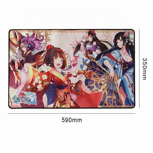 Tapis de jeu en caoutchouc pour jeu de cartes à collectionner, tapis de jeu personnalisé <span class=keywords><strong>Yugioh</strong></span> Anime, tapis de jeu de cartes - Product Image 2