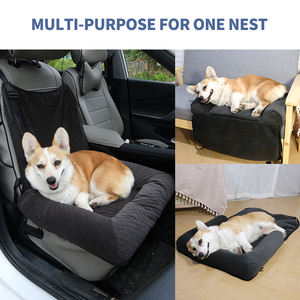 Factory Direct 3-in-1 Cabrio Hund Autos itz-Trage tasche Reise bett Sicherheits rückhalt mit ISOFIX Clip - OEM - Product Image 5