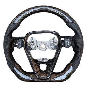 พวงมาลัยคาร์บอนไฟเบอร์สีแดงแบบฟอร์จ ทำมือ สำหรับรถยนต์โตโยต้า คัมรี่ รุ่นที่ 8 รุ่น L LE XLE SE <span class=keywords><strong>XSE</strong></span> TRD และอวาลอน ปี 2018-2023 - Product Image 3