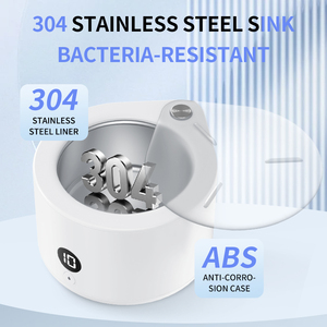 150ml ménage ultrasons UV nettoyant Machine nouveau USB nettoyage ultrasonique bijoux aligneur retenue blanchissant ménage nettoyant - Product Image 5