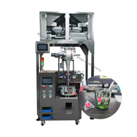 Machine d'emballage automatique de sachets de thé triangulaires, machine d'emballage de sachets de thé pyramidaux en nylon pour les petites entreprises