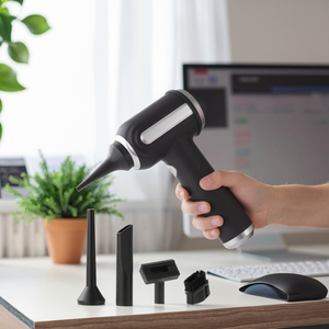 Mini <span class=keywords><strong>aspirateur</strong></span> 4 en 1 portable puissant pliable multi-usages personnalisé en usine <span class=keywords><strong>avec</strong></span> chargeur de buse à brosse - Product Image 1