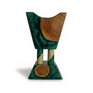Brûleur d'encens en bois de santal mini, écologique, couleur personnalisée, très vendu, pour cadeau de mariage - FAIZA CRAFT - Product Image 1