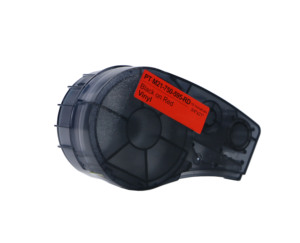 China fabricante Compatible etiqueta M21-750-595-RD negro sobre rojo etiqueta laminada cintas para <span class=keywords><strong>Brady</strong></span> BMP21-PLUS - Product Image 1