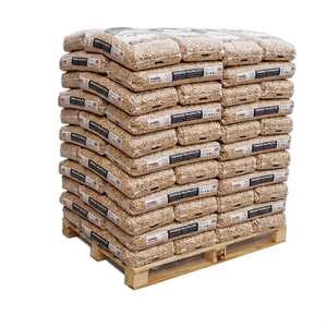 Pellets de Madera de Pino Natural de 6mm/8mm en Bolsa, Barras de Combustible para Calefacción con 0.5% de Ceniza, 6% de Humedad, 30mm de Longitud para Estufas y Calderas - Product Image 1