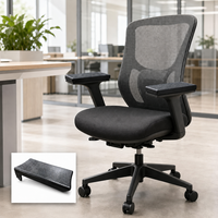 Coussin de repose-bras ergonomique en PU, design personnalisable, mousse durable à haute commodité, pour chaise de bureau, chaise de direction, chaise de personnel, OEM ODM