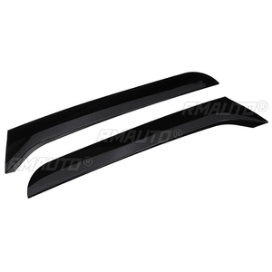 Par de alerones laterales traseros negros brillantes para ventana, compatibles con VW Sharan 2011 2012 2013 2014 2015 2016 2017 en adelante - Product Image 4
