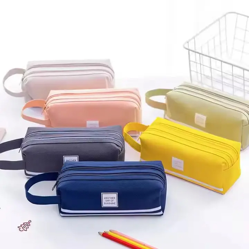 Set 6 Cestini Portaoggetti Per Aula In PP, Colorati (rosso, Giallo, Verde, Blu, Viola, Arancione), 27x18,5x18 Cm, Con Maniglia Ergonomica E Struttura Rinforzata