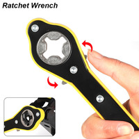 Clé à cliquet pour cric de voiture, outil manuel pour écrous de roue de pneu, clé de levage, clé à pneu, réparation de pneus, entretien, garage, économie de temps