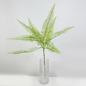 نباتات اصطناعية فاخرة على شكل فرع واحد صغير من نوع السرخس البلاستيكي للديكور المنزلي من موردين بالجملة - Product Image 4