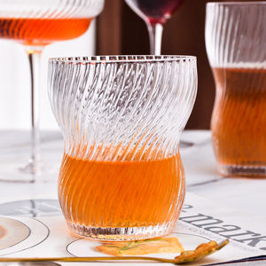 थोक कॉर्डरिक शैली हस्तनिर्मित अनियमित शराब पीने का रस ग्लास कस्टम व्हिस्की पानी कप - Product Image 1