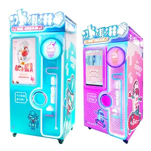 cash vending ice cream machine vacuum ice cream vending machine robotic arm custom-vending-machine maquina de helados