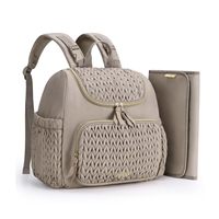 Sac à dos organisateur de couches pour bébé, imperméable, multifonctionnel, sac de voyage pour maman avec matelas à langer et crochets pour poussette, direct usine