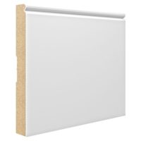 Moulures en bois massif USA Trims, apprêtées blanches, pour encadrements de portes et plinthes en MDF pour la maison