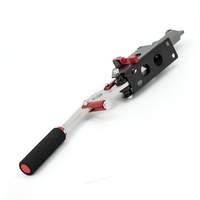 Universal 0.75Bar 320mm Accesorios de carreras de aluminio Hidráulico Horizontal Racing Drift Freno de mano Palanca de freno de estacionamiento Rojo