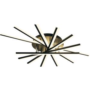 Nouvel arrivage de plafonniers ultra fins modernes créatifs noirs lustre lumière ligne rotative art minimaliste - Product Image 6