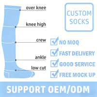 Chaussettes de ski en laine, coton et nylon à compression, personnalisables avec logo, pour le sport, montantes jusqu'au genou, chaudes, épaisses, avec fond en tissu éponge, pour l'hiver, vente en gros
