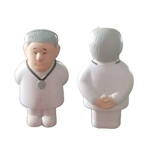 هدية طبية ترويجية كرة من الجلد الصناعي لتخفيف التوتر للأطفال على شكل طبيب خارجي - Product Image 3