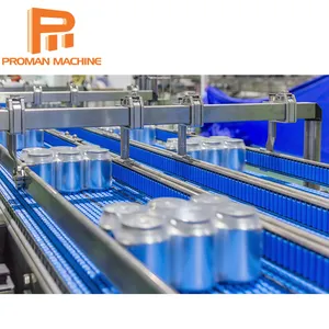 Industrial Machinery Automatic Beer Canning Machine Production Line For Small Business