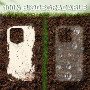 Aangepaste milieuvriendelijke telefoonhoesjes van gerecycled tarwehalm, schokbestendig en biologisch afbreekbaar voor 17 & 16 inch telefoons - Product Image 5