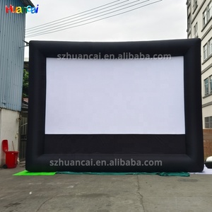 Personnalisé Extérieur 20 pieds 24 pieds Écran de cinéma gonflable sans pli Projecteur gonflable à l'arrière Écran de cinéma avec chaise gonflable - Product Image 1