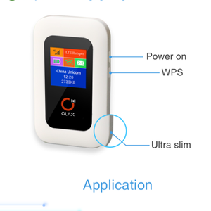 Router WIFI 4G LTE OLAX MF980L de 150 Mbps con Pantalla LCD, Tarjeta SIM 4G, Punto de Acceso 4G, Repetidor Wifi Mini, para Europa, Asia, Medio Oriente y África - Product Image 5