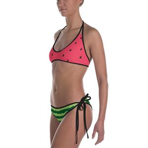 Bikini Reversible de Sandía, Felicidad Hecha a Mano - Product Image 1