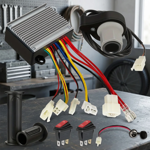 Nouveau contrôleur de moteur pour trottinette avec accélérateur au guidon, placement gauche, installation facile, rétrofit/mise à niveau - Product Image 2