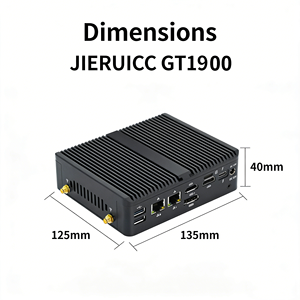 Mini PC GT1900 sin Ventilador con Carcasa de Aluminio, Intel Alder Lake N100 de Cuatro Núcleos, RAM DDR4, Múltiples Puertos COM/<span class=keywords><strong>RJ45</strong></span> para Uso Empresarial - Product Image 5