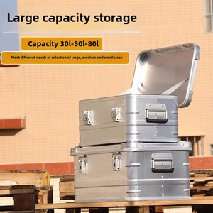 Boîte de rangement pliable en alliage d'aluminium Aoanwang 30L 50L 80L Grande capacité Conteneur de camping en plein air - Product Image 1