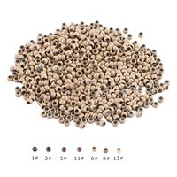 1000 PCS Kupfer Nano Silikon ausgekleidet Micro Ring Haar verlängerung Perlen für Nano Tip Echthaar verlängerungen 3,0x1,6x2,0mm