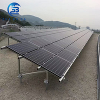 Système solaire au sol à installation économique, structure de montage photovoltaïque au sol, support solaire au sol durable