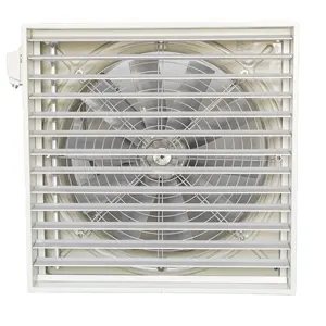 High Quality sand and airflow backward Flow Window Mounted Shutters exhaust fan