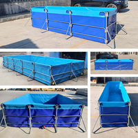 Bâche en PVC sur mesure de 750 g/m², anti-moisissure, pour bassins à poissons en plastique