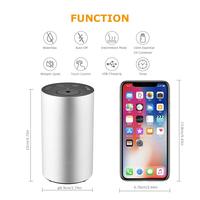 Purificateur d'air de voiture de diffuseur d'arôme de parfum de contrôle d'écran tactile d'alliage d'aluminium de tour portative électrique nouveau arrivé