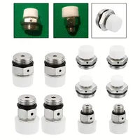 1/8 "1/4" 3/8 "1/2" 3/4 "chauffage radiateur Vanne de Ventilation filetage mâle plaqué argent Nickel vanne d'air accessoires de plomberie